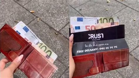 fake wallet flyer